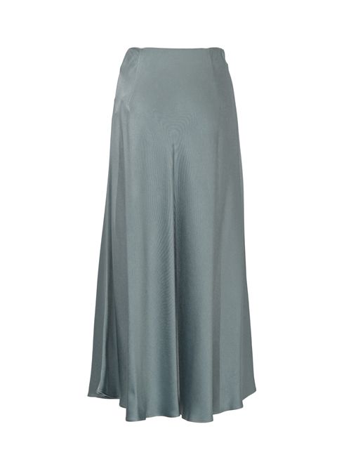 Gonna Resort midi in envers satin Azzurro Herno | GN00011DR 127279123